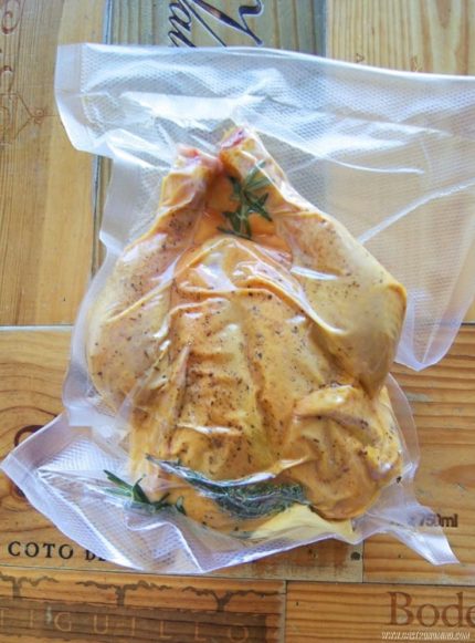 فرخه متبله اعشاب وزيت الزيتون