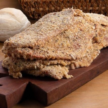 اسكلوب لحمه متبل بقسماط